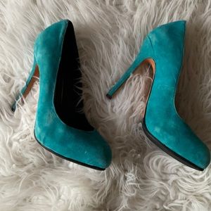 Pretty Dolce Vita Turquoise high Heels 7.5